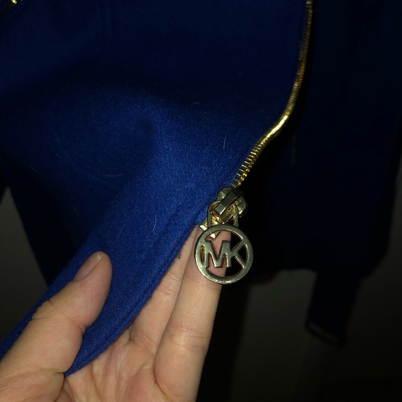 Blue wool Micheal Kors coat 🧥 - Picture 3 of 6